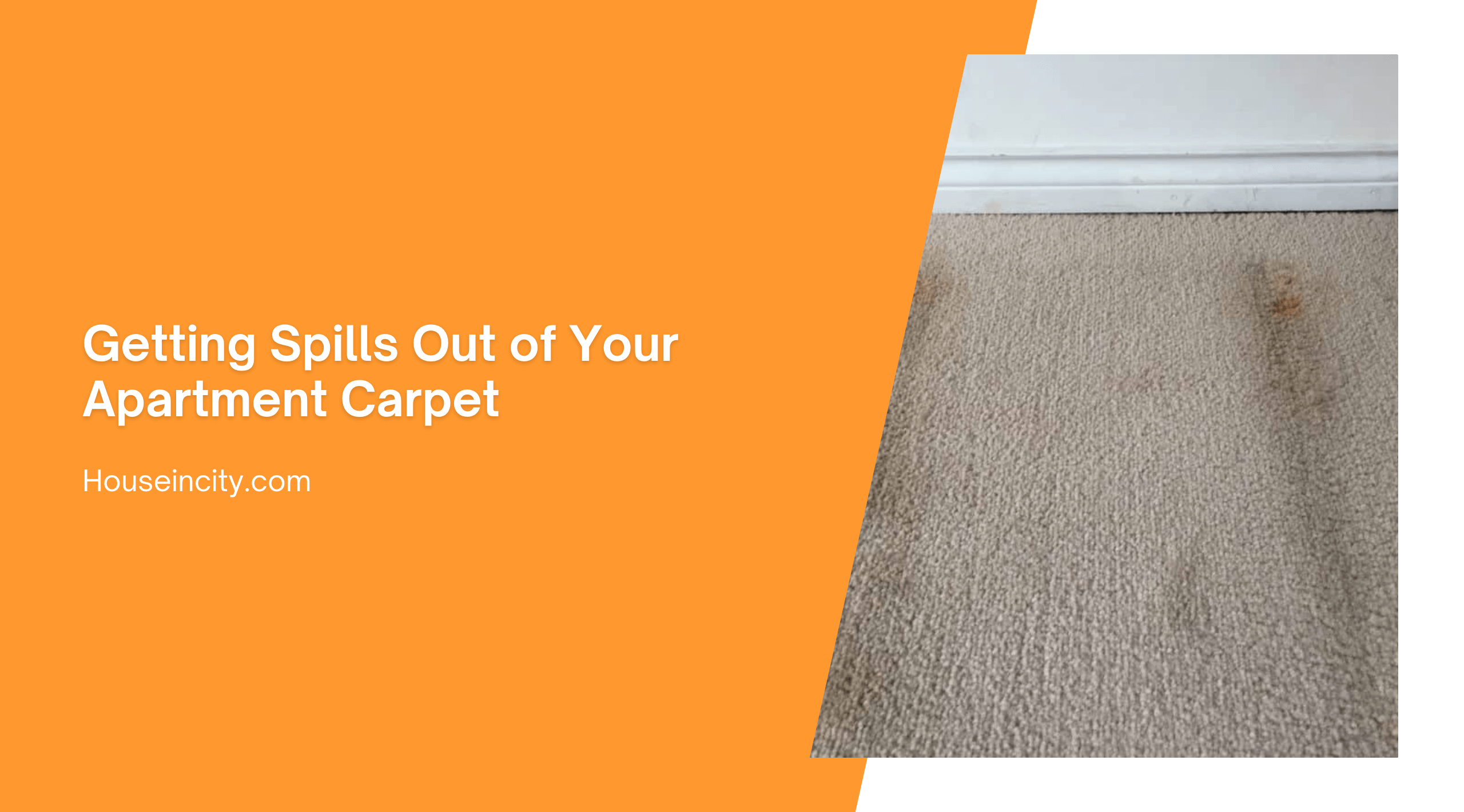 Getting Spills Out of Your Apartment Carpet